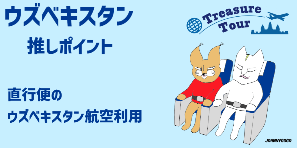 直行便のウズベキスタン航空利用